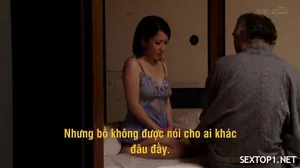 Thở dốc vì sức nện quá khoẻ của bố đường