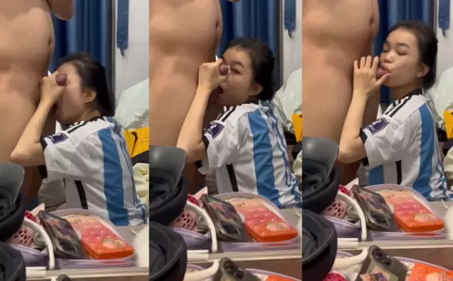 Tên biến thái trong tiệm giặt ủi và cô gái trẻ khiêu gợi
